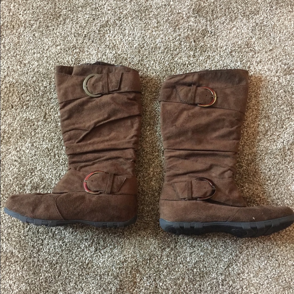 Max Collection Brown Boots - Size 8